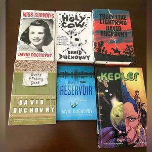 Lot of 6 David Duchovny Books All in Mint Condition!